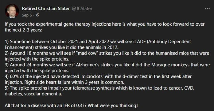 List of what led to the deaths in the mrna shots animal trials.